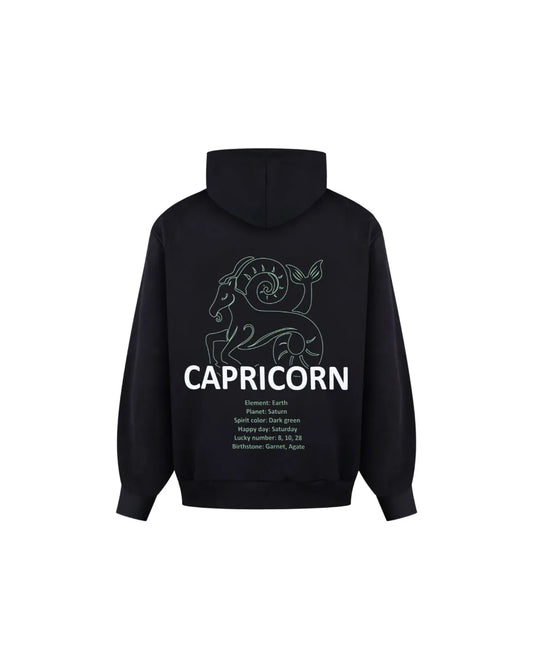 Hoodie with the Zodiac Sign Capricorn