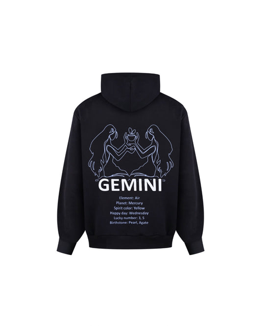 Hoodie with the Zodiac Sign Gemini
