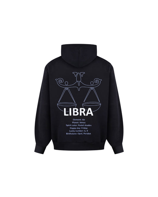Hoodie with the Zodiac Sign Libra