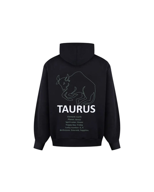 Hoodie with the Zodiac Sign Taurus