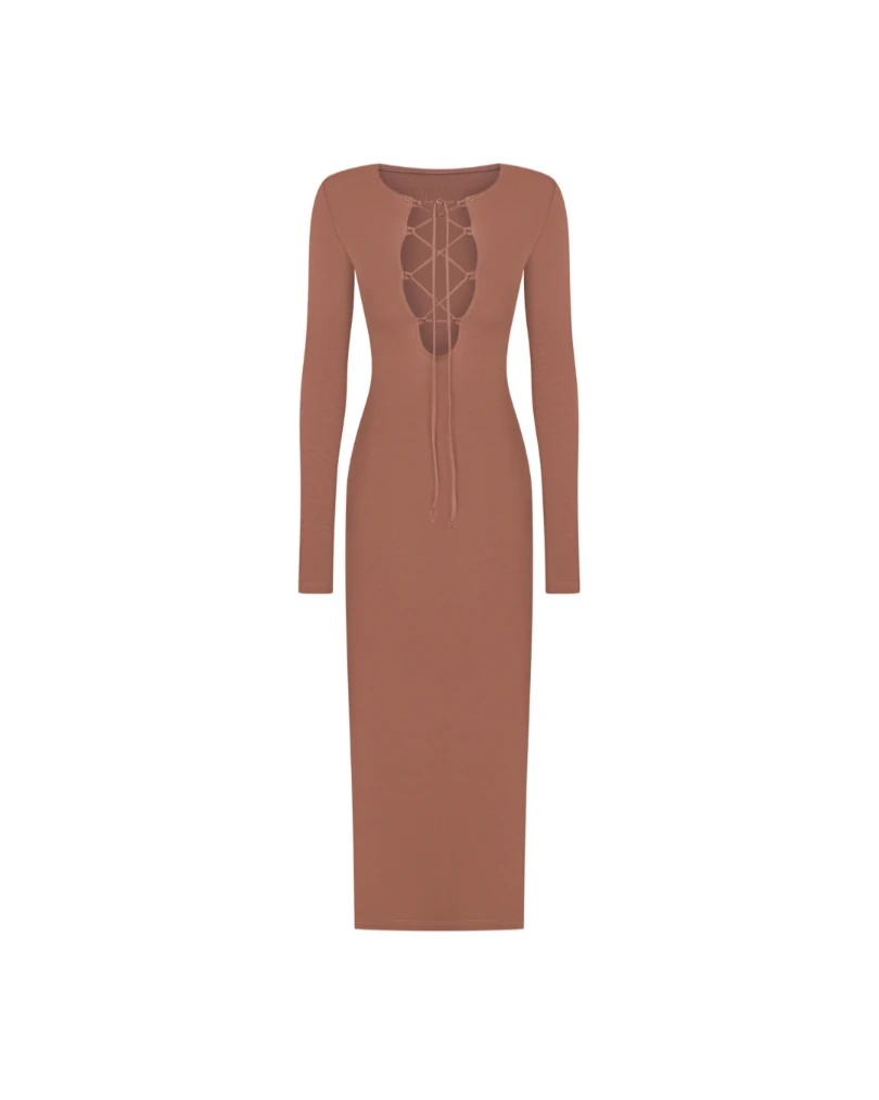 Dress With an Accent Neckline Kate